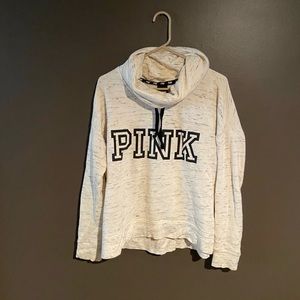 PINK cowl neck sweatshirt